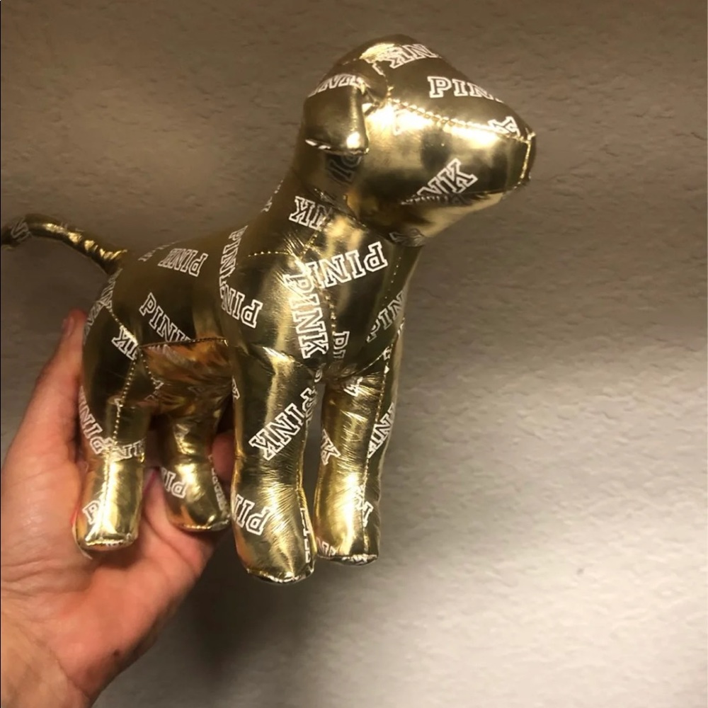 Gold PINK Dog